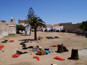 Inside the fort, Sines